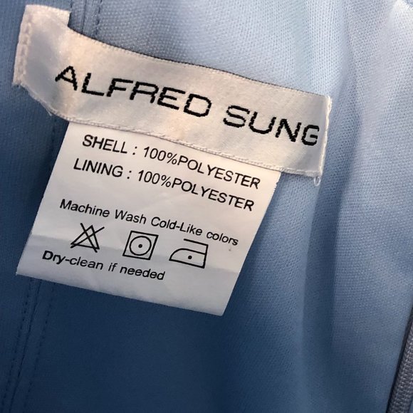 Alfred Sung Strapless Grecian Bridesmaid Dress - Picture 10 of 12